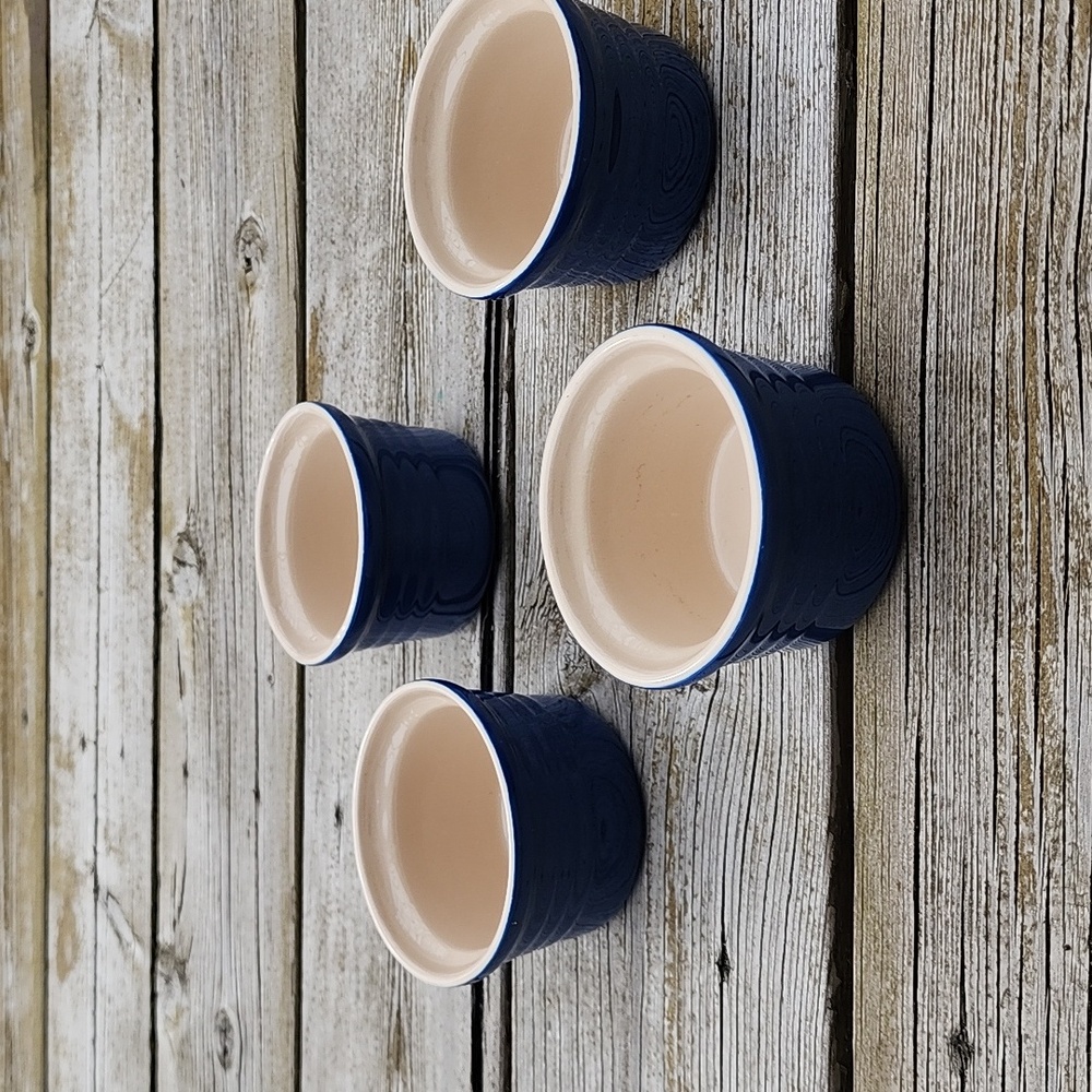 4 Le Creuset Stackable Ramekins Blueberry Color - Picture 6 of 16
